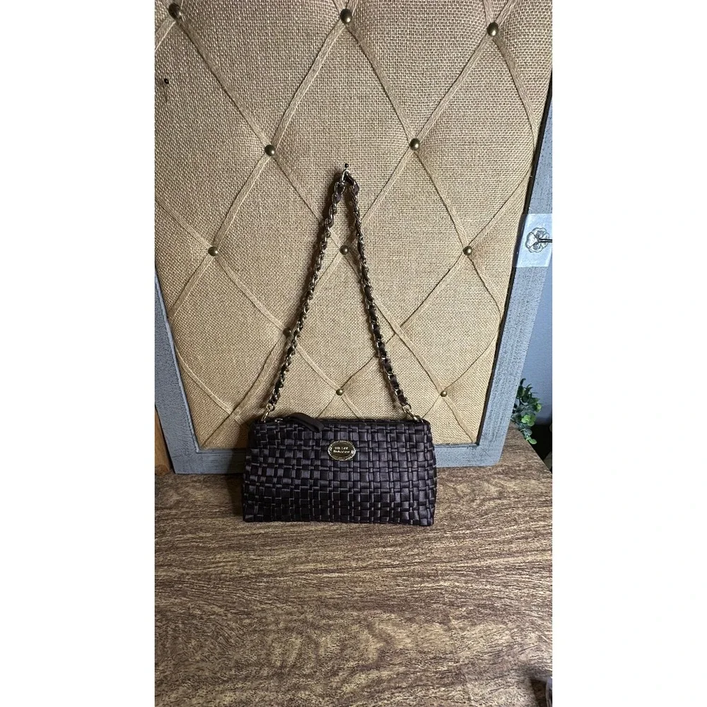 Vintage The Sak Satin Chunky Weave Shoulder Bag